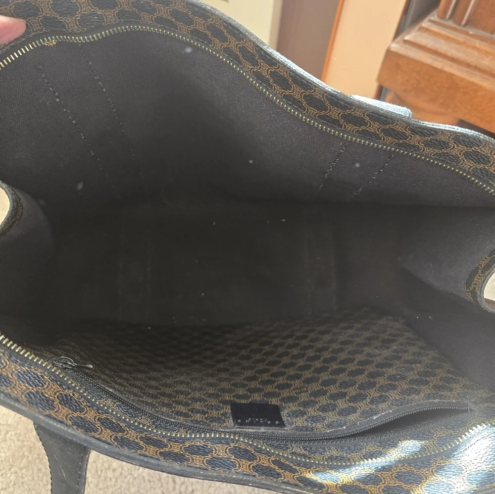Celine Black and Brown Tote Bag - Picture 6 of 9
